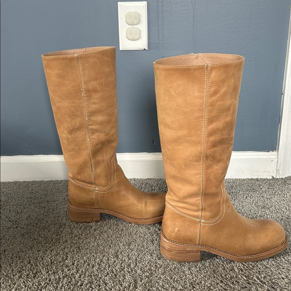 Steve Madden Riggs Banana Leather Boots - Picture 4 of 9
